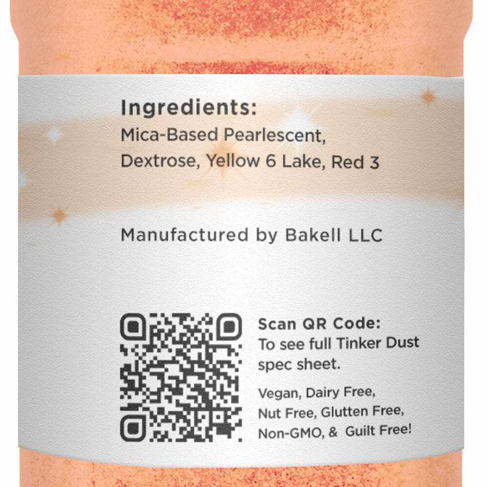 Creamsicle Orange Tinker Dust® Glitter - 45g Shaker Bottle | Premium Cosmetic Glitter for DIY Crafts, Nail Art, Body Makeup & Festival Accessories