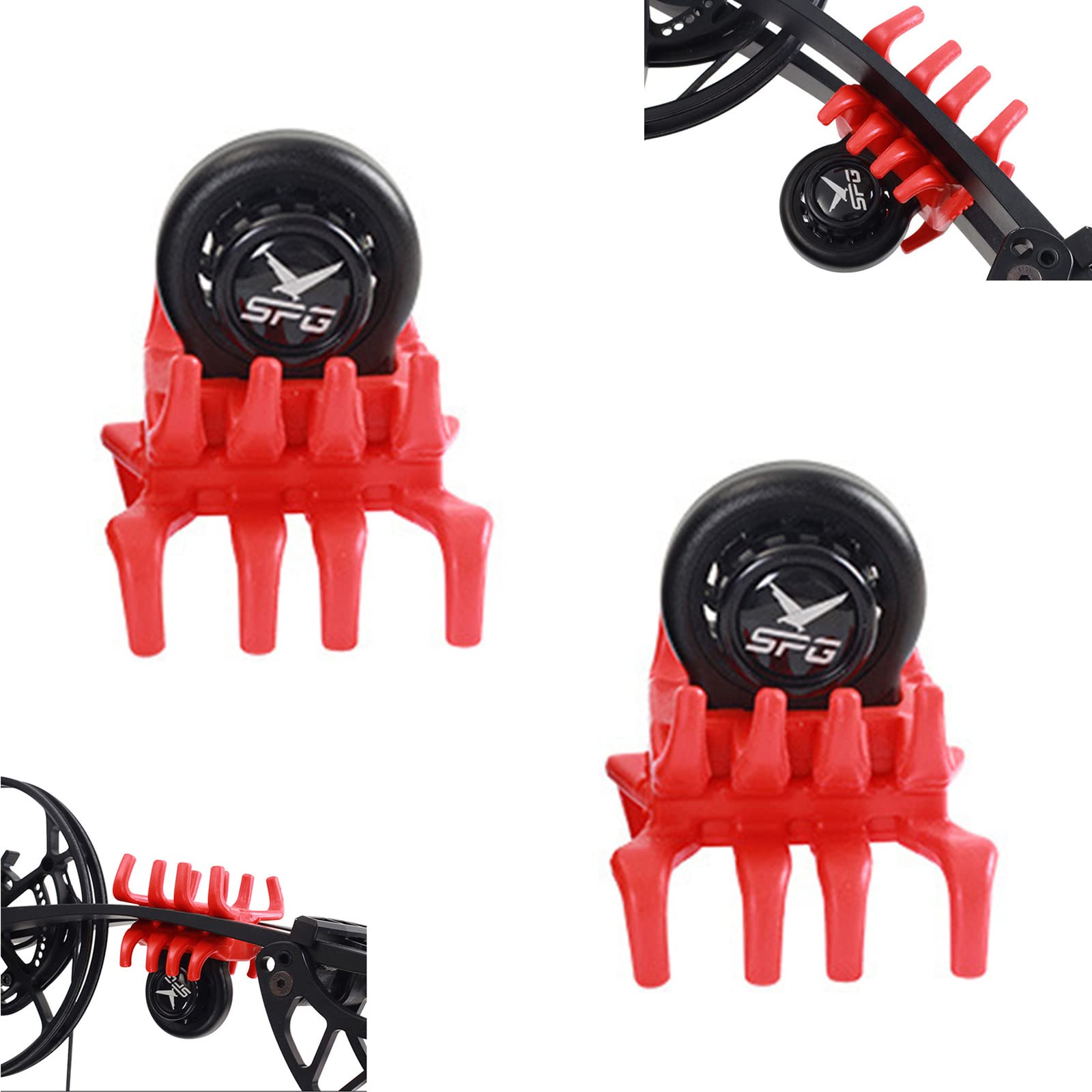 Astaroth Bow Limbs Vibration Damper 2pcs - Compound Bow Stabilizer & Archery Rubber Dampers for Hunting Accessories | Reduce Noise & Improve Accuracy for Target Practice & Outdoor Hunting