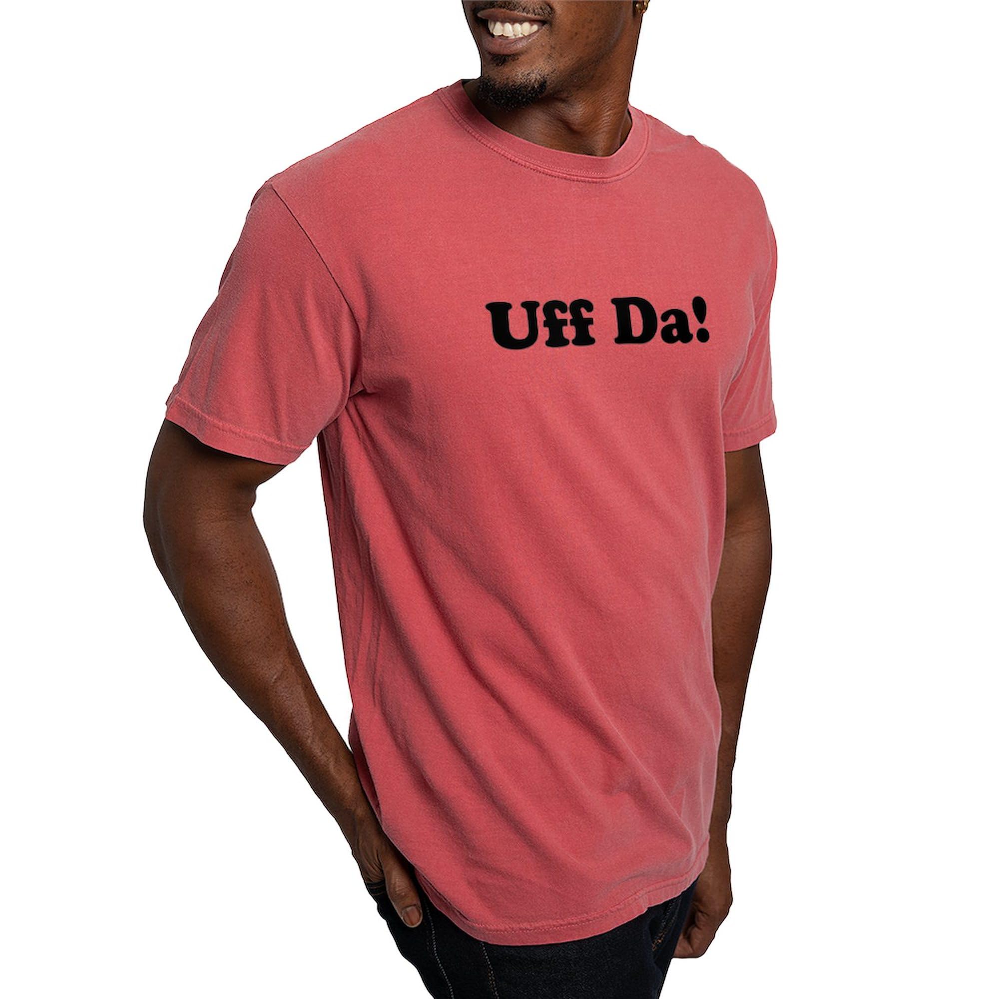 Uff Da! Men's Comfort Colors T-Shirt - Soft Cotton Casual Tee for Everyday Wear & Nordic Pride
