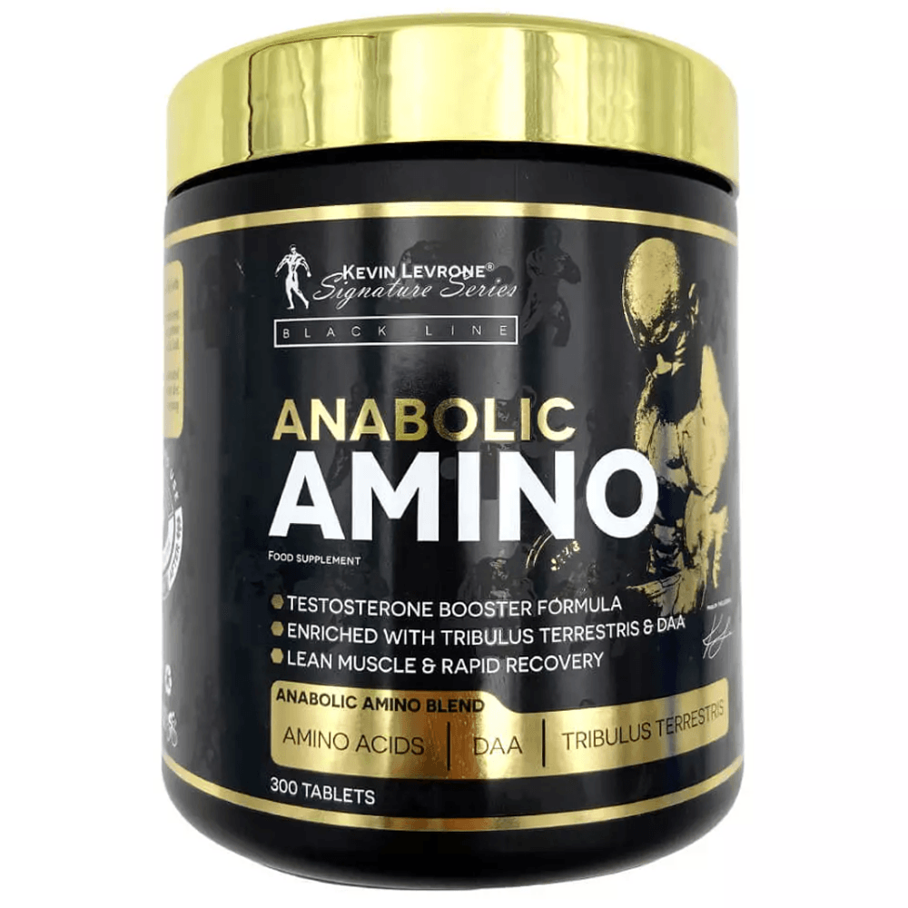 Kevin Levrone Anabolic Amino 300 Tablets - Muscle Recovery & Growth Supplement for Bodybuilding, Fitness & Workout Performance