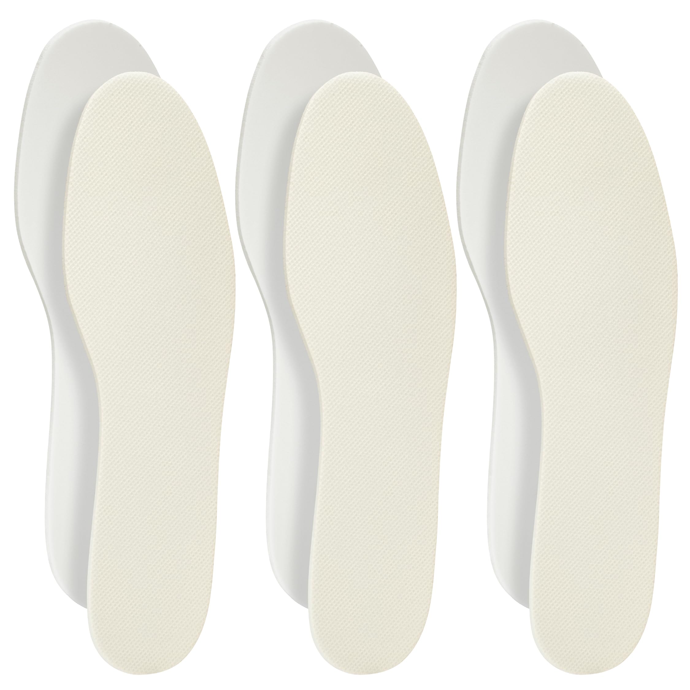 Premium Shoe Filler Insoles - 3 Pairs Full-Length Latex Foam Inserts for Oversized Shoes (Men's US 11/EU 44) | Comfortable Shoe Tightening Solution for Daily Wear, Work & Dress Shoes