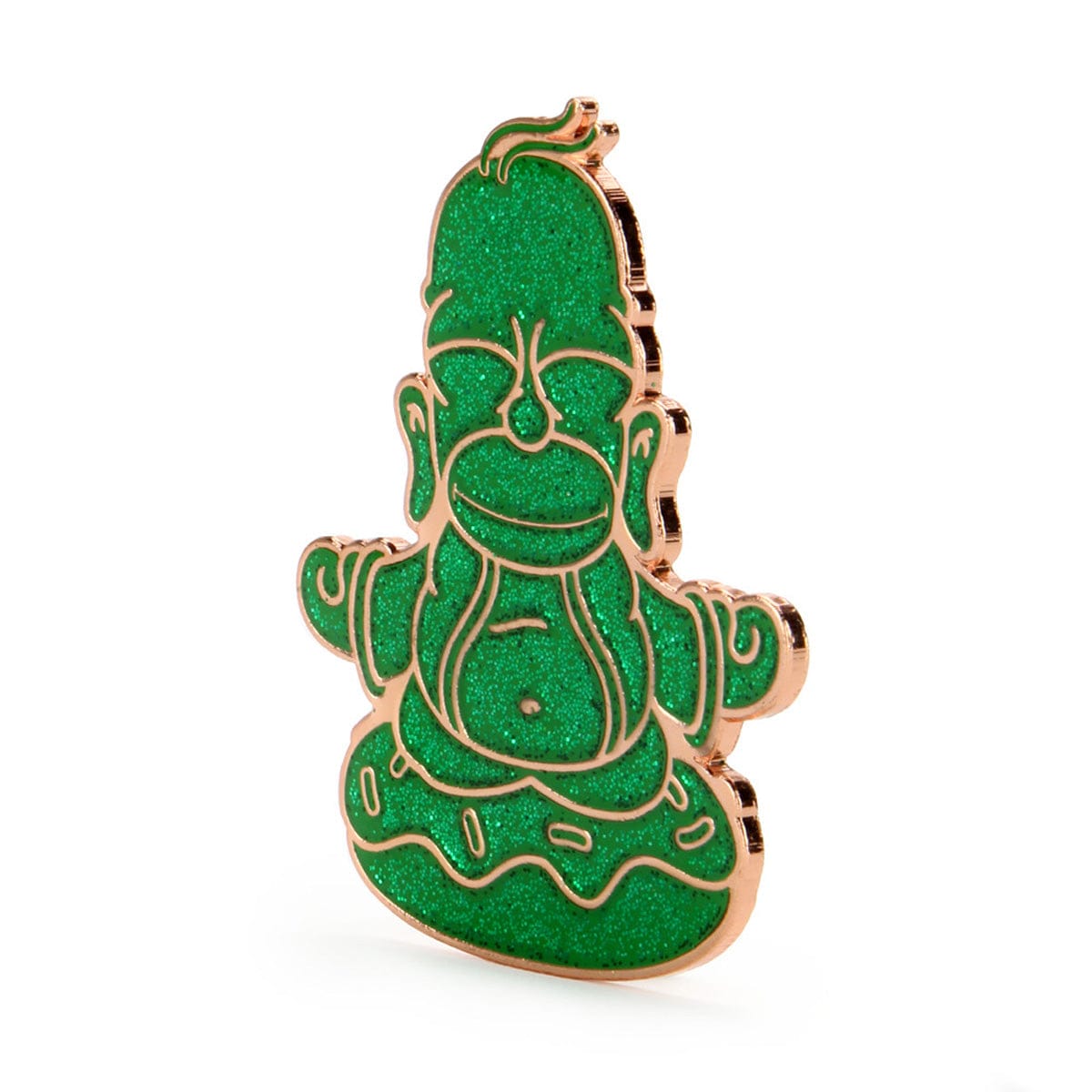 Jade Homer Buddha Enamel Pin - The Simpsons x Kidrobot Collaboration - IamRetro Exclusive Collectible - Perfect for Anime Fans, Pin Collectors & Gift Giving