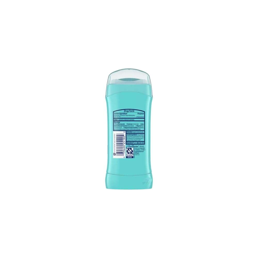 Degree Women's Invisible Solid Anti-Perspirant & Deodorant, Shower Clean Scent, 2.6 oz - Fresh All Day Protection for Workouts & Daily Activities