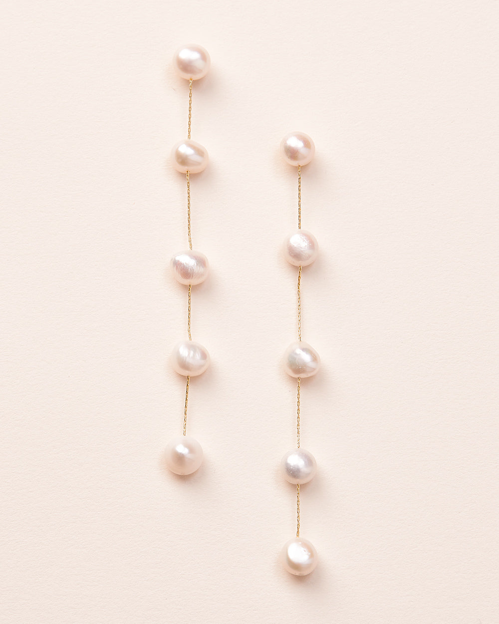 Krista Pearl Dangle Earrings for Women - Elegant Drop Pearl Jewelry for Party, Wedding & Special Occasions
