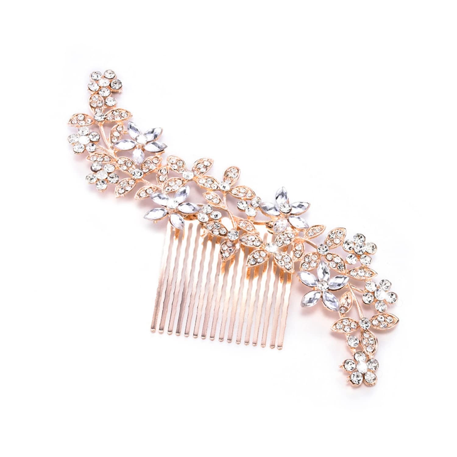 Sparkly Silver Crystal Bridal Hair Comb for Wedding & Special Events