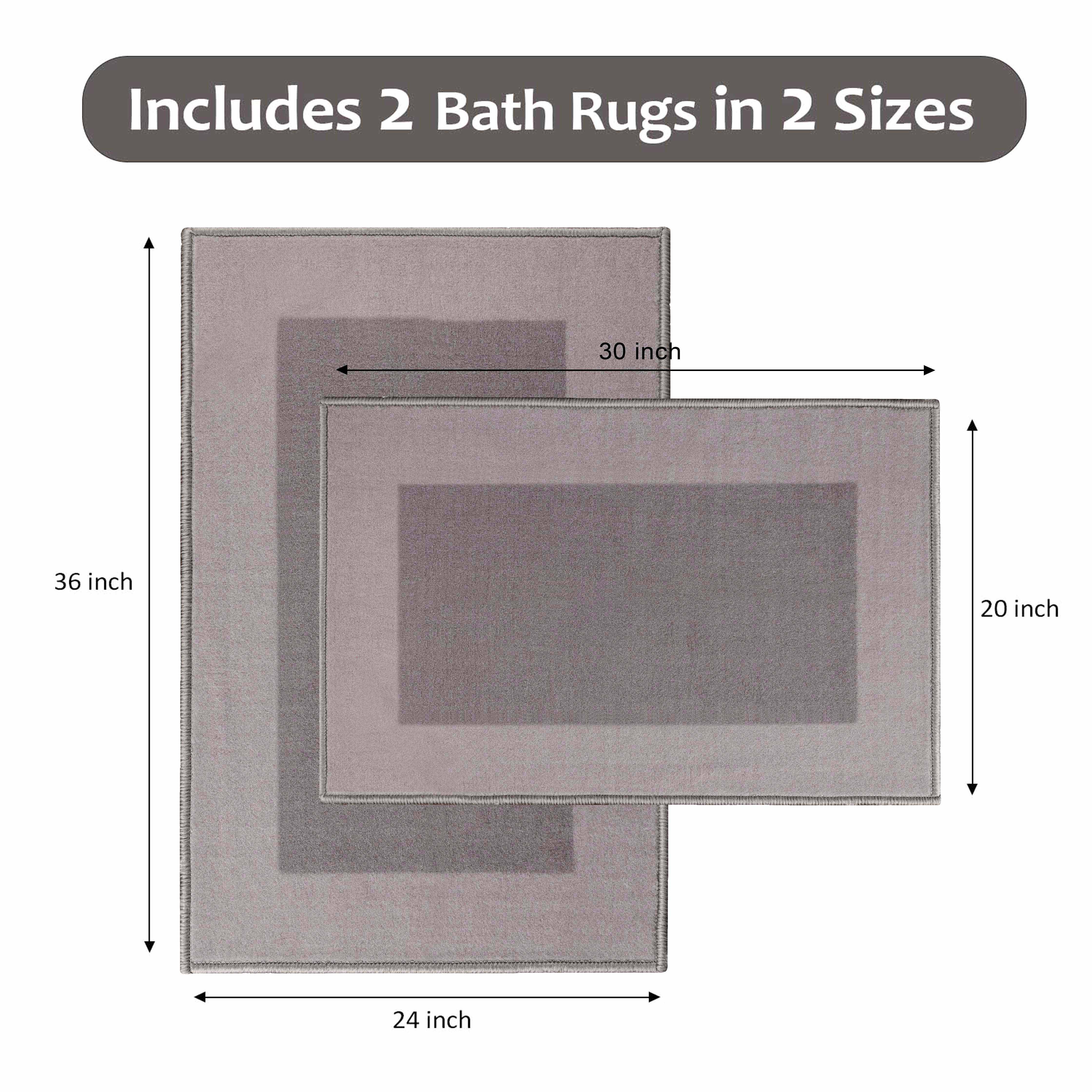 Non-Slip Kitchen Mat Set - Machine Washable, Modern Design for Reno Homes - Perfect for Cooking, Dishwashing & Standing Comfort in Your Kitchen