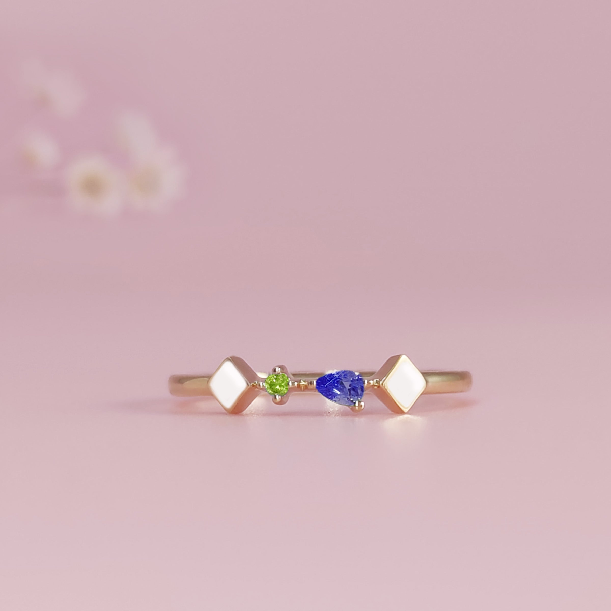 Starlit Whimsy Breast Milk Jewelry - Custom Birthstone Ring for Moms | Perfect Mother's Gift, Baby Keepsake & Memorial Jewelry | Ideal for Nursing Moms, Breastfeeding Awareness & Special Occasions