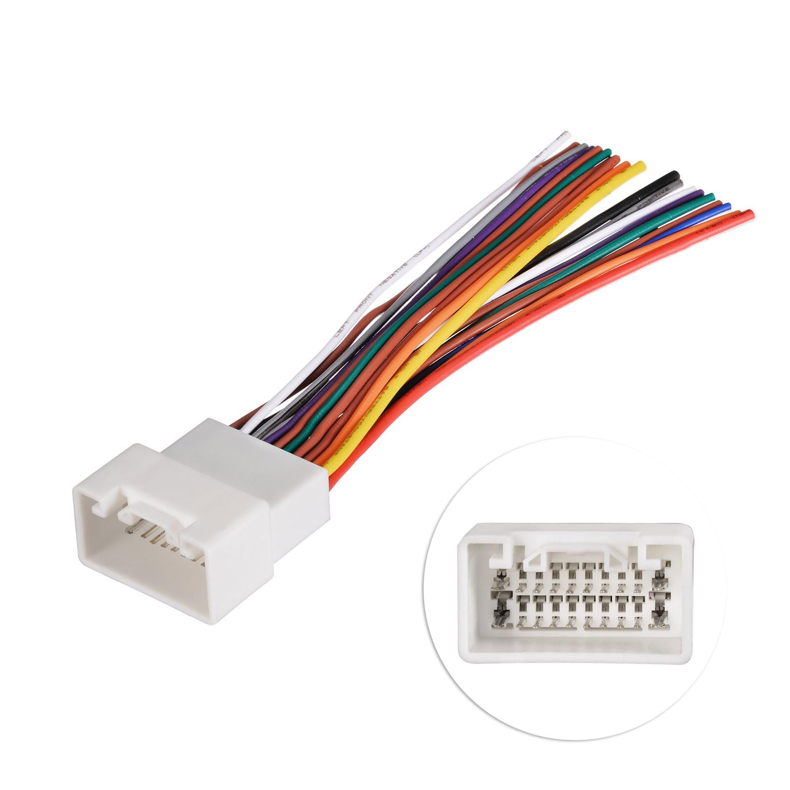 SZSAUTO 20Pin Car Stereo Radio Wire Harness - Compatible with Multiple Vehicle Models | Perfect for Car Audio Installation & Aftermarket Stereo Upgrades