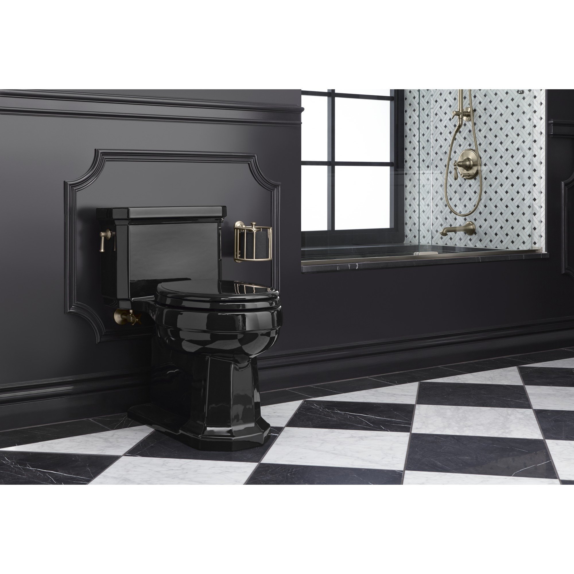 Kohler K-72576-BV Artifacts Toilet Paper Holder, Brushed Bronze Finish - Elegant Bathroom Tissue Dispenser for Modern and Traditional Home Decor