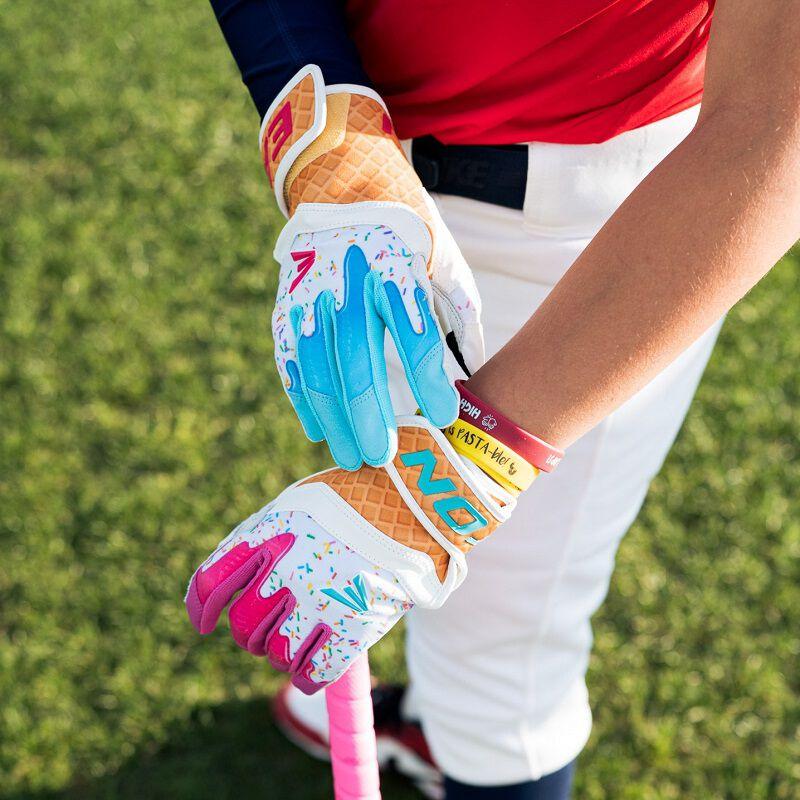 Easton Walk Off Ethos Sugar Rush Baseball Batting Gloves - Youth & Adult Hitting Gloves for Baseball & Softball - Perfect for Training, Games & Practice Sessions