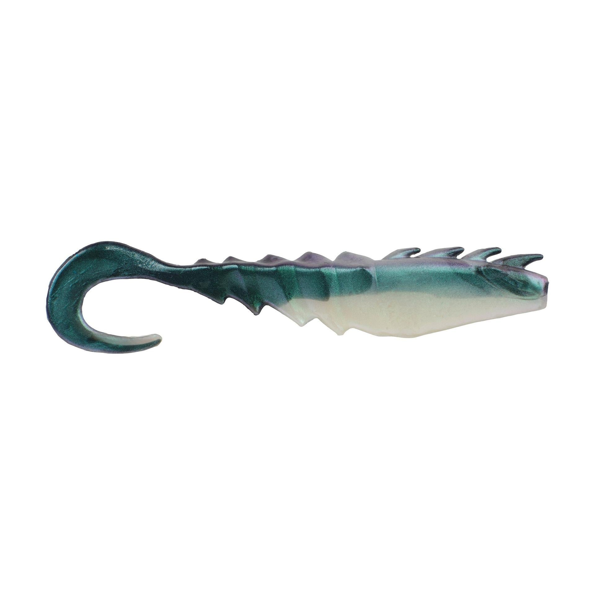 Berkley Gulp! Saltwater Nemesis Prawn Curl Tail Soft Fishing Baits - Perfect for Saltwater Fishing, Surf Casting, and Inshore Angling