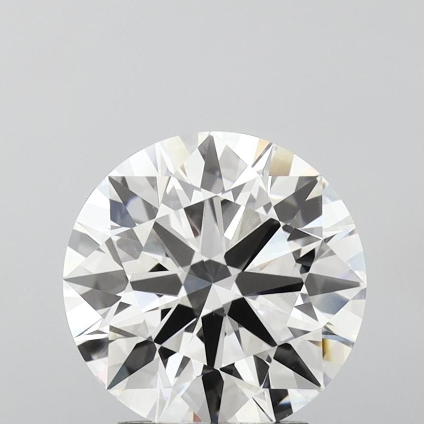 3.08 Carat E VVS2 Round Lab-Created Diamond - Perfect for Engagement Rings & Fine Jewelry