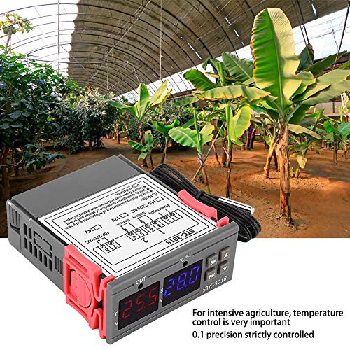 STC-3018 Digital LED Temperature Controller Thermostat - 24V NTC Sensor for Precise Temp & Humidity Control | Perfect for Home Brewing, Aquariums & HVAC Systems