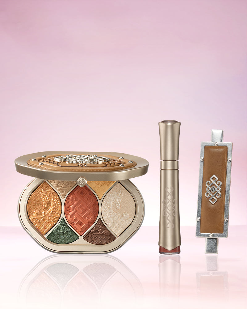 Nomadic Glam Kit - Travel Makeup Organizer with Mirror & Brush Holder | Perfect for Vacations, Business Trips & On-the-Go Beauty Touchups