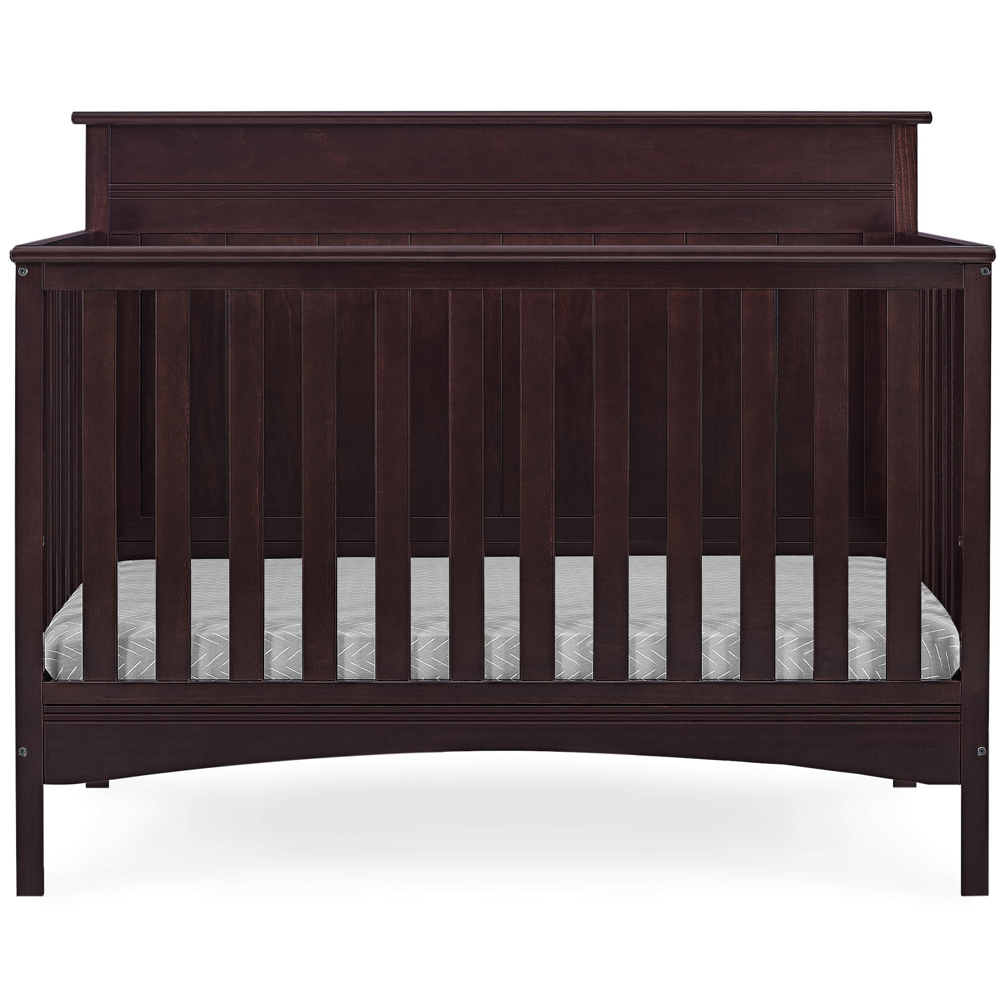 4 in 1 Convertible Baby Crib - Toddler Bed, Daybed & Full Size Bed - Safe Nursery Furniture for Boys & Girls - Perfect for Small Spaces & Growing Families