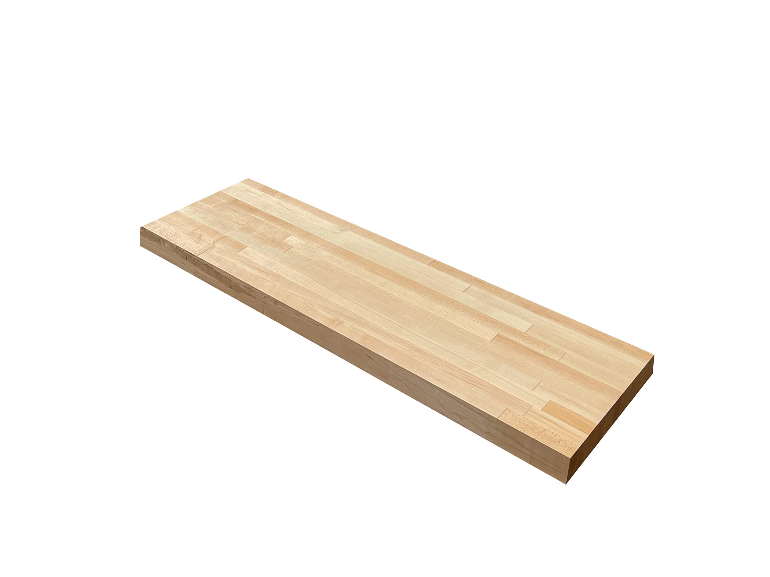 Premium Hard Maple Butcher Block Shelf - 1.5