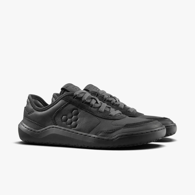 Vivobarefoot Men's Gobi Leather Sneakers - Minimalist Barefoot Shoes for Walking, Running & Travel - Lightweight & Flexible Footwear for Active Lifestyles