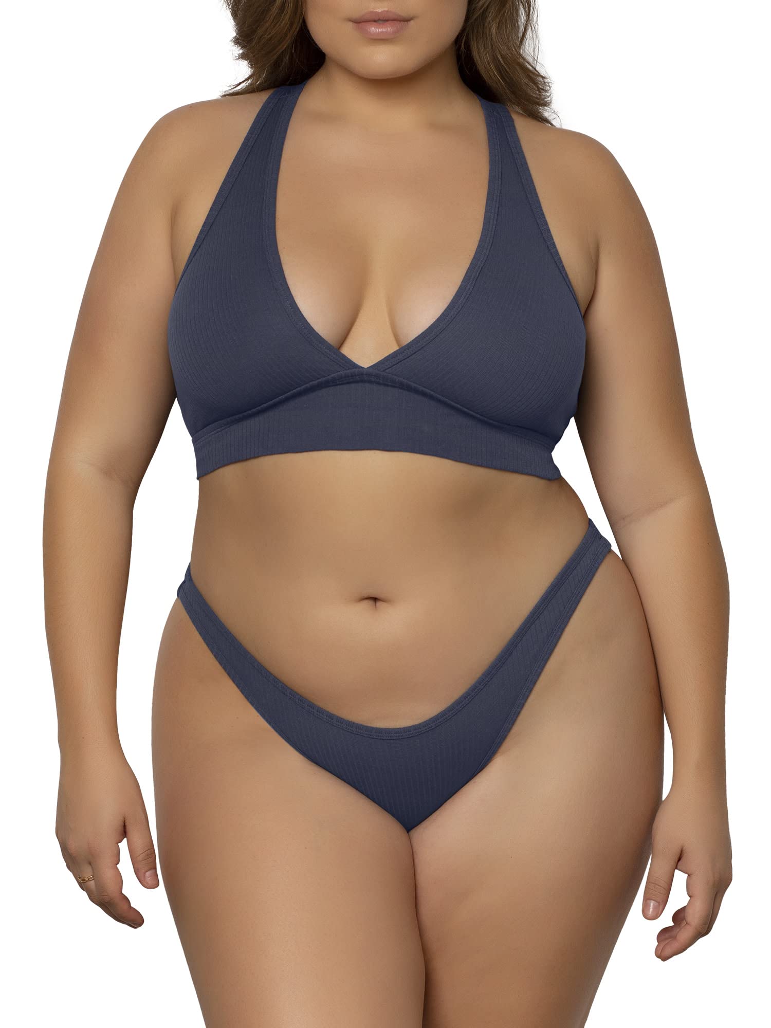 Smart & Sexy Women's Cloud Cotton Comfort Wireless Bralette - Ultra Soft Lounge Bra for Sleep, Yoga & Everyday Wear