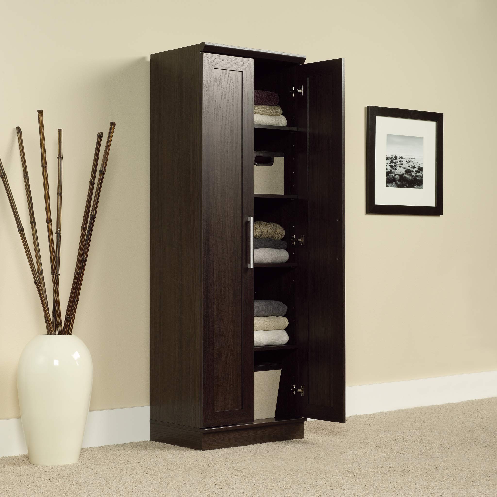 Sauder HomePlus Adjustable Shelf Kitchen Pantry Storage Cabinet - 23.31