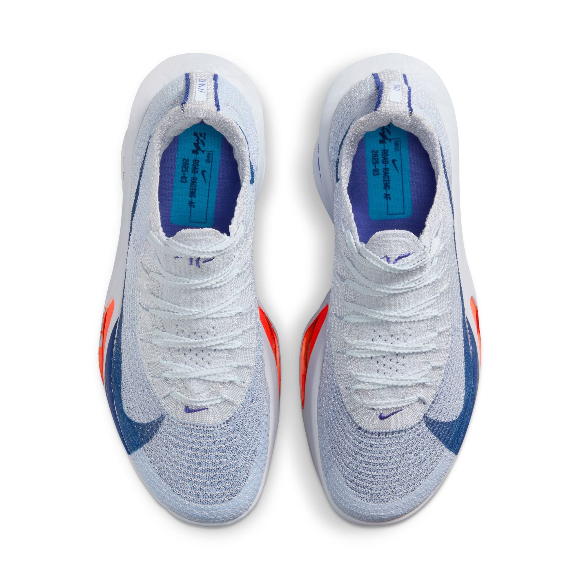 Nike Women's Alphafly 3 Running Shoes - Football Grey/Blue Void Ghost - Lightweight Cushioned Road Racing Sneakers for Marathon Training & Long Distance Running
