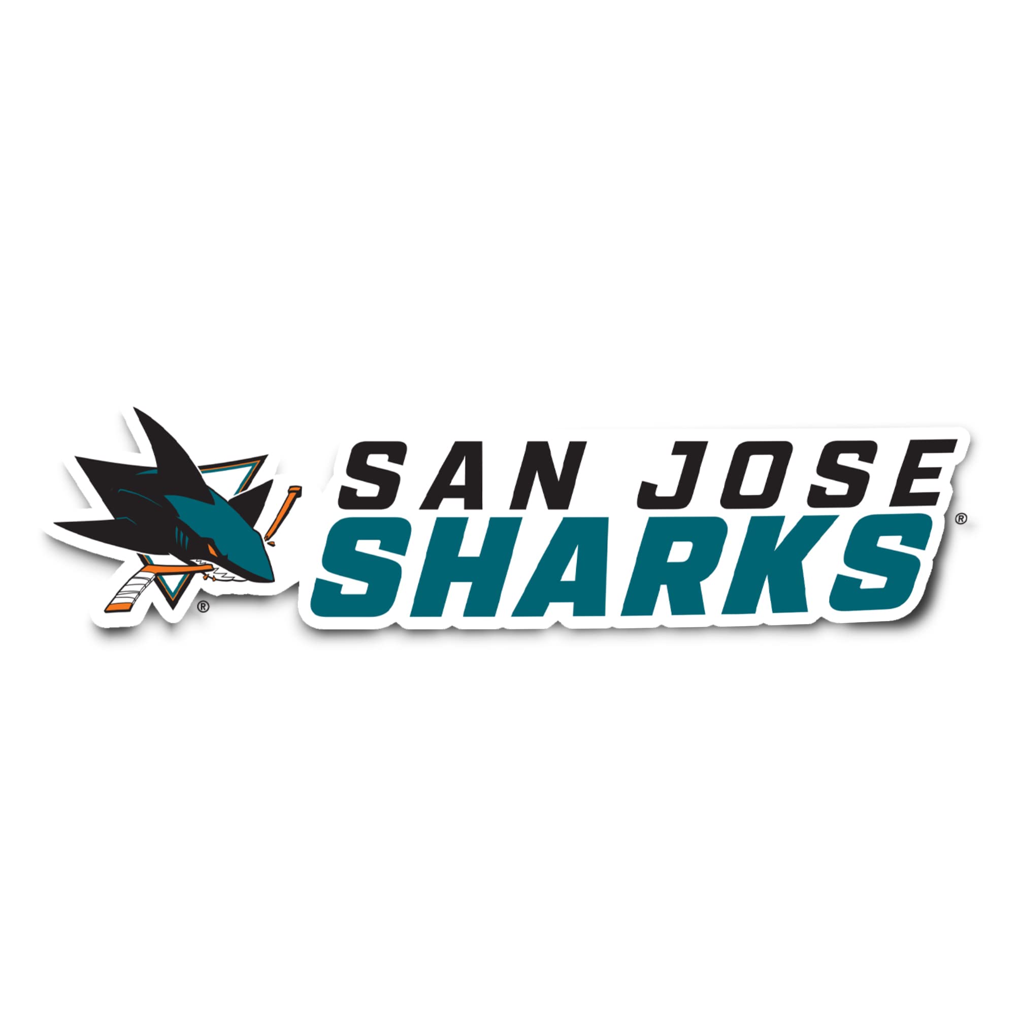 San Jose Sharks NHL Hockey Team Desert Cactus Vinyl Decal Sticker - Waterproof Laptop, Car, Water Bottle, Scrapbook Decor - Perfect for Fans, Gifts & Sports Memorabilia Collection