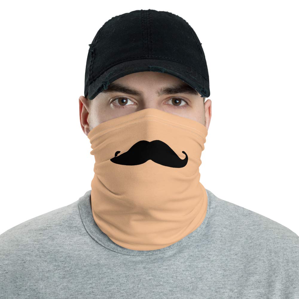 Mustache Neck Gaiter - Face Cover Mask for Outdoor Sports & Hiking