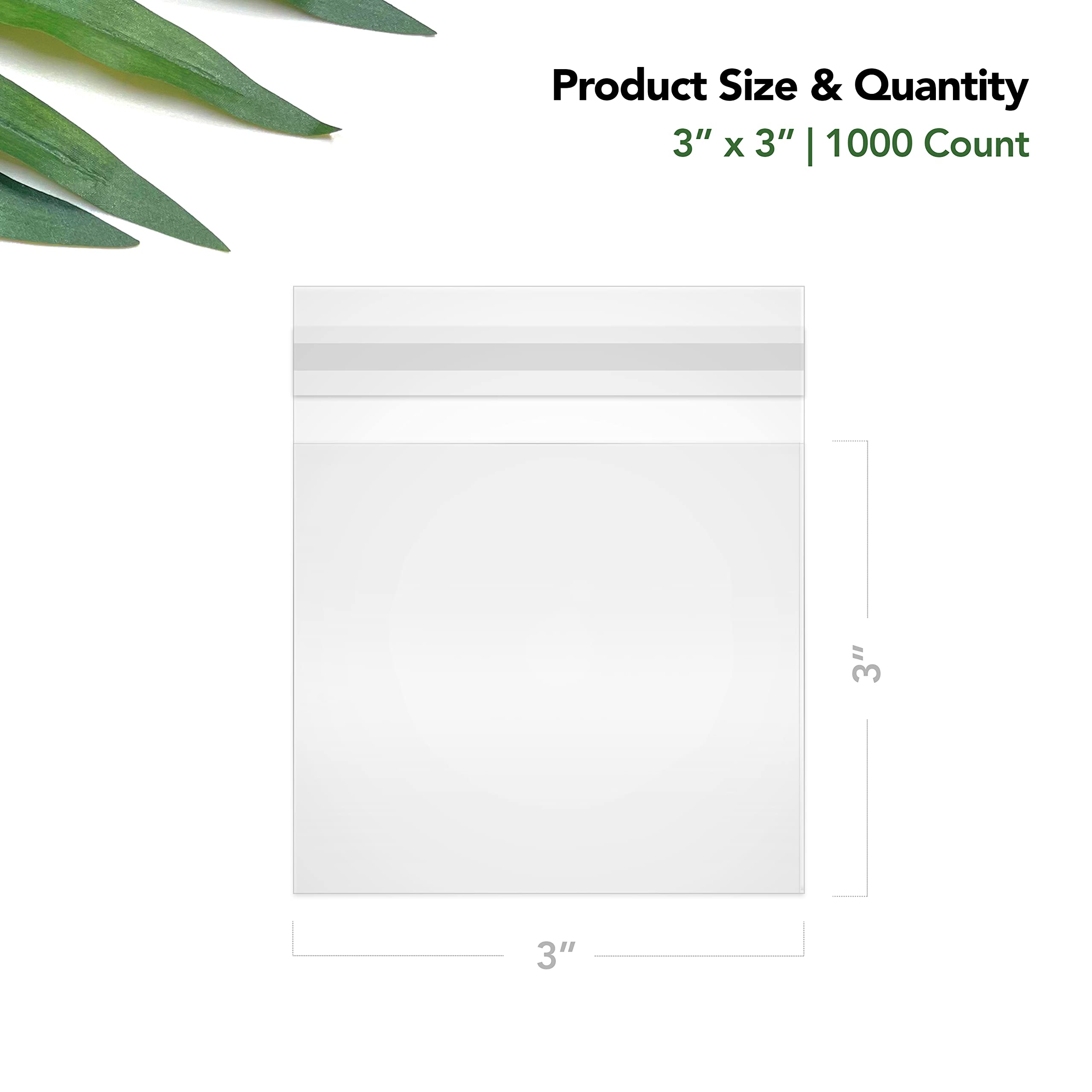 Self Sealing Square Cellophane Bags - 3