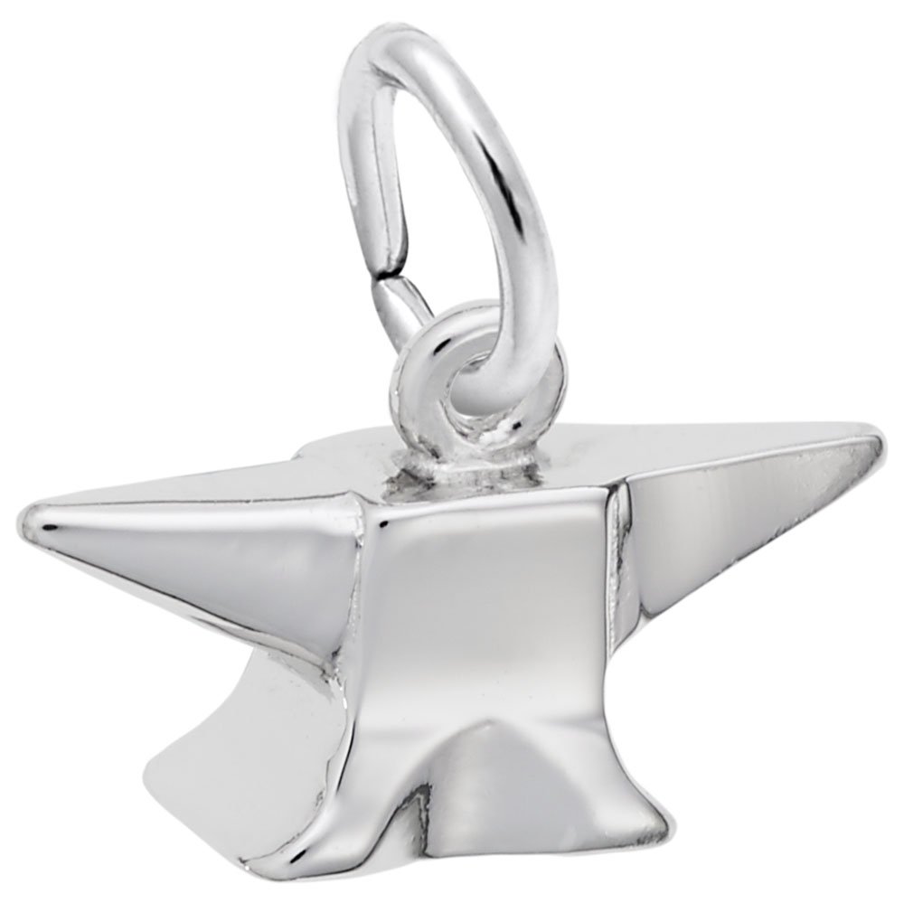 Anvil Charm for Jewelry Making - Silver & Gold Pendant for Bracelets, Necklaces & DIY Crafting - Perfect for Gifts, Pandora Style Beads & Custom Jewelry Designs