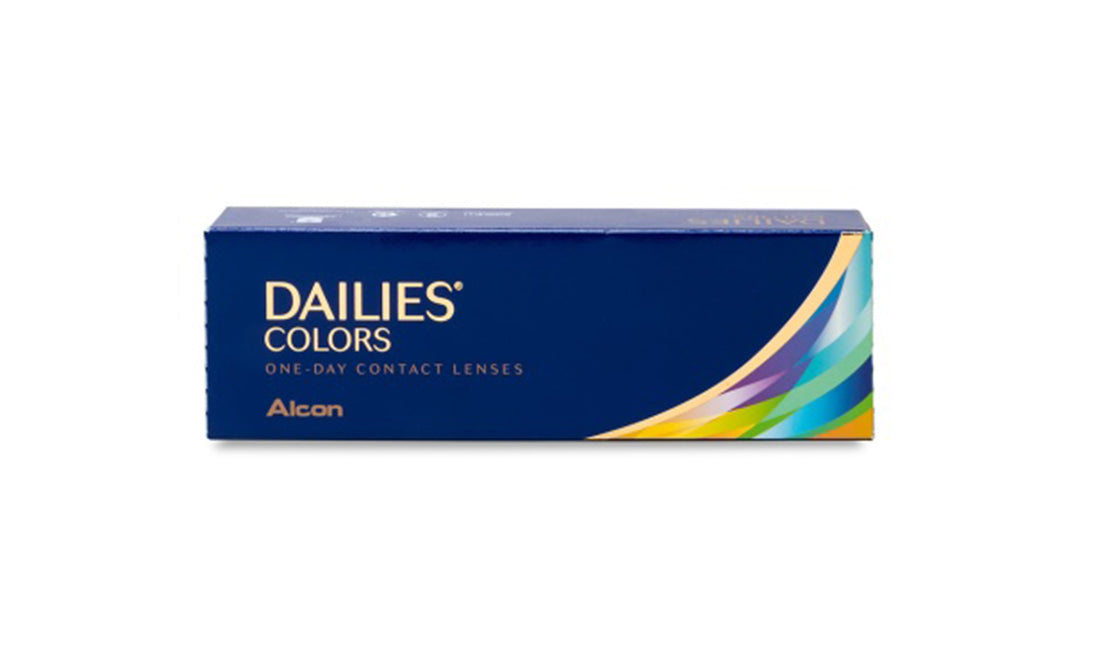 DAILIES COLORS Contact Lenses - 30 Pack (30-Day Supply) | Monthly Disposable Colored Contacts for Natural & Vibrant Eye Color Change - Perfect for Daily Wear, Cosplay, Halloween & Special Events