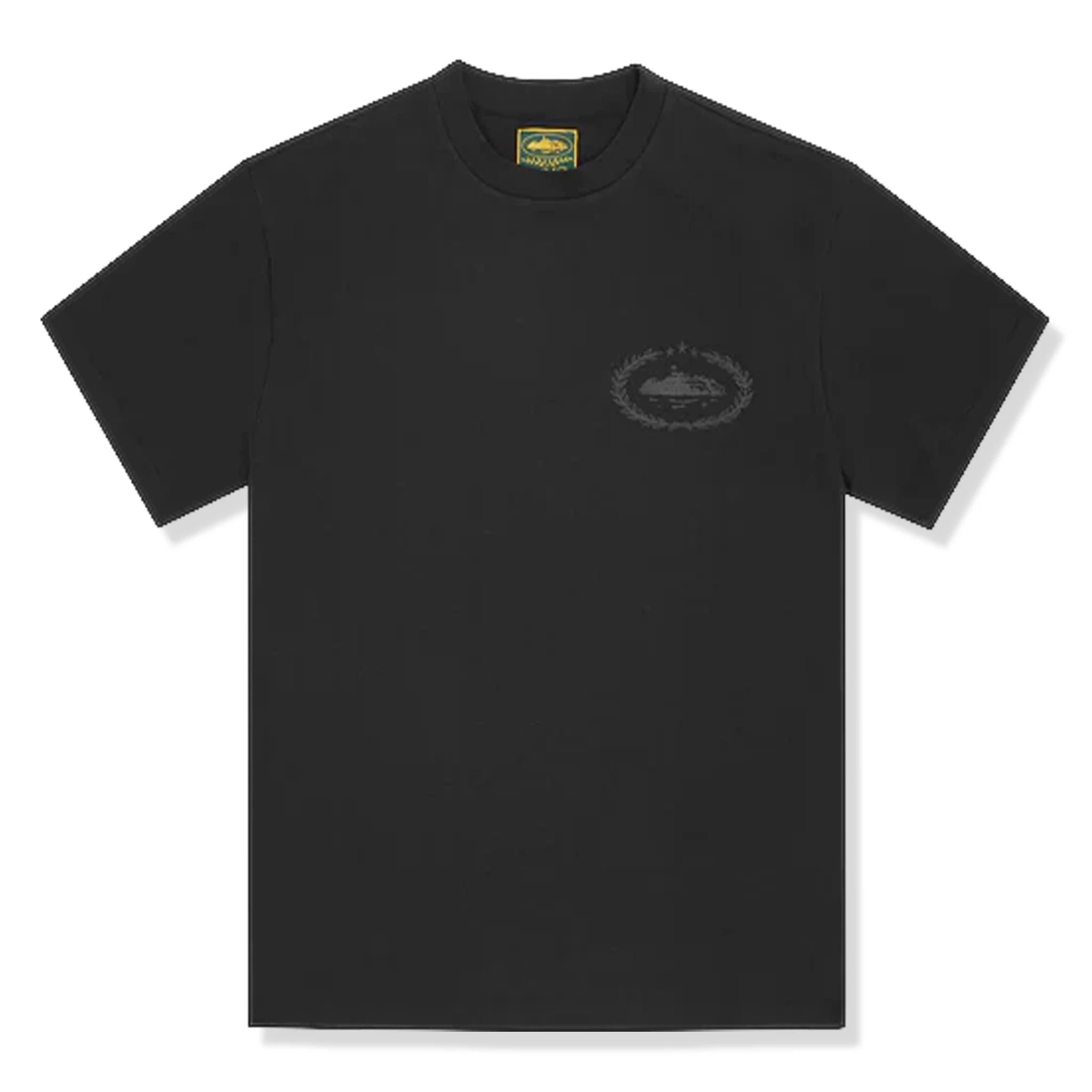 Corteiz Royale Heavyweight Black T-Shirt for Men - Premium Cotton Streetwear Tee - Perfect for Casual Wear, Gym, and Street Style Outfits