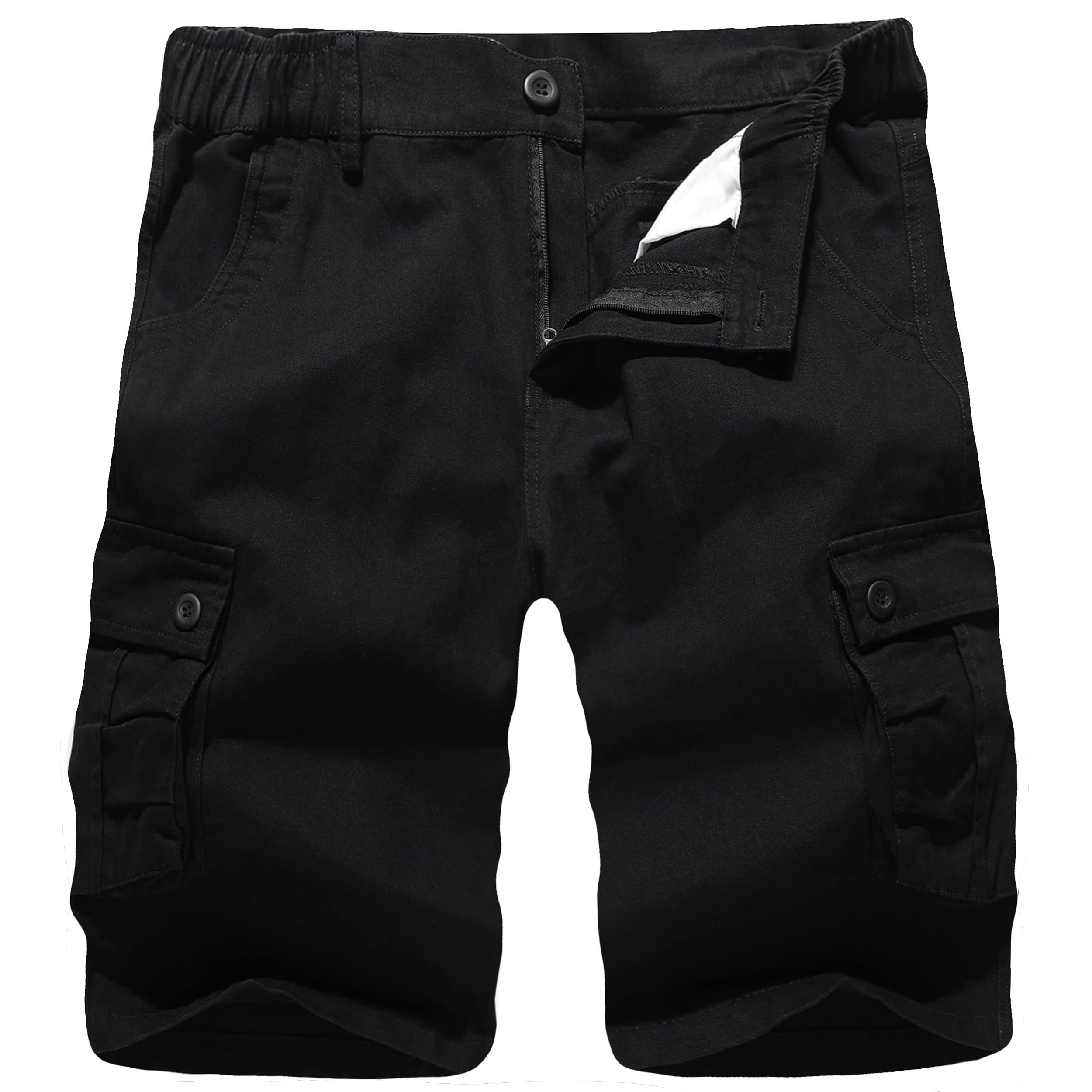 Zeetoo Men's Camo Cargo Shorts - Classic Relaxed Fit Outdoor Shorts with Multiple Pockets | Perfect for Hiking, Camping & Summer Adventures
