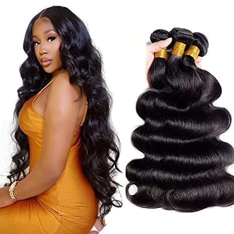 10A Body Wave Brazilian Human Hair Bundles 100% Unprocessed Virgin Weave Hair - 12 14 16 Inches for Natural-Looking Extensions & Styling | Perfect for Daily Wear, Parties & Special Occasions