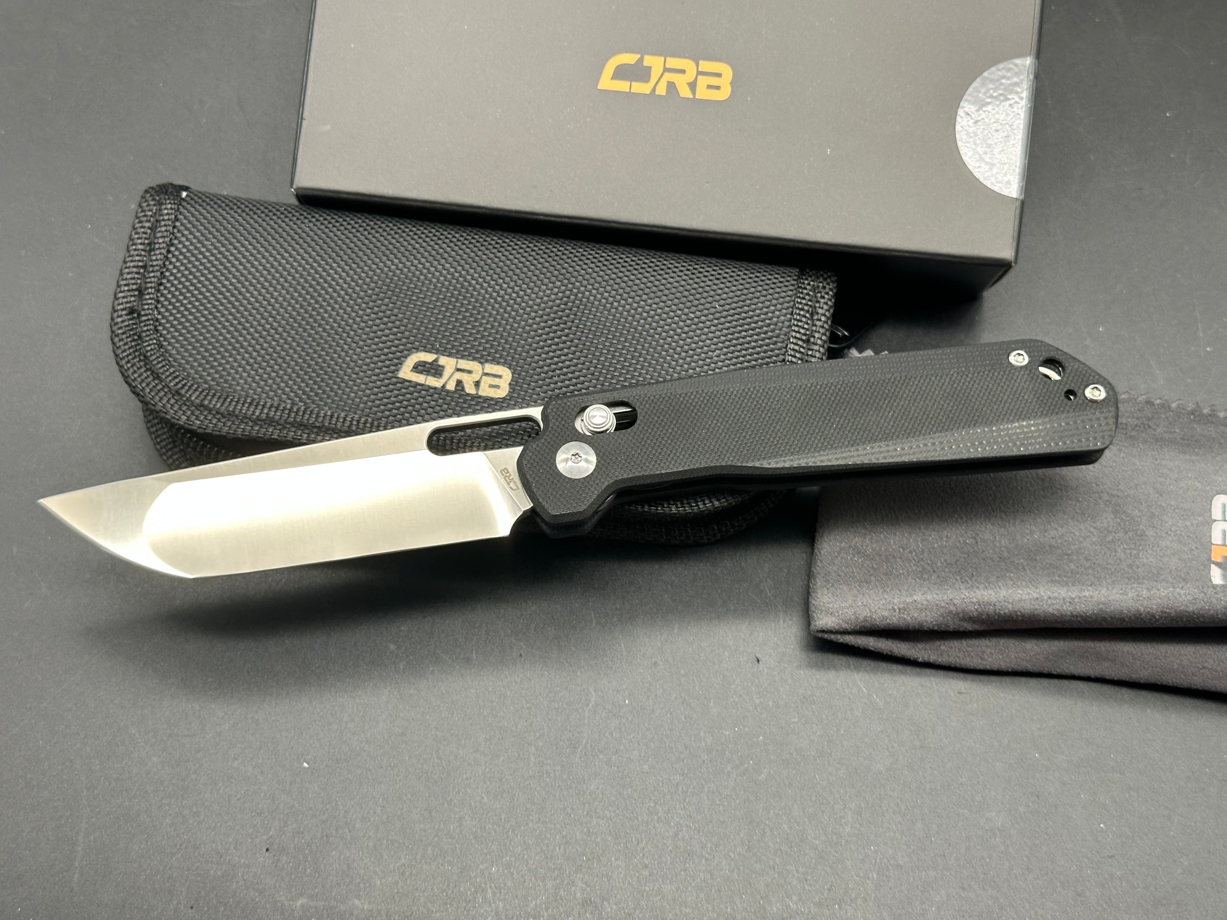 CJRB Bellona J1947 Folding Knife - AR RPM9 Steel Blade & G10 Handle - EDC, Outdoor Camping, Survival Gear