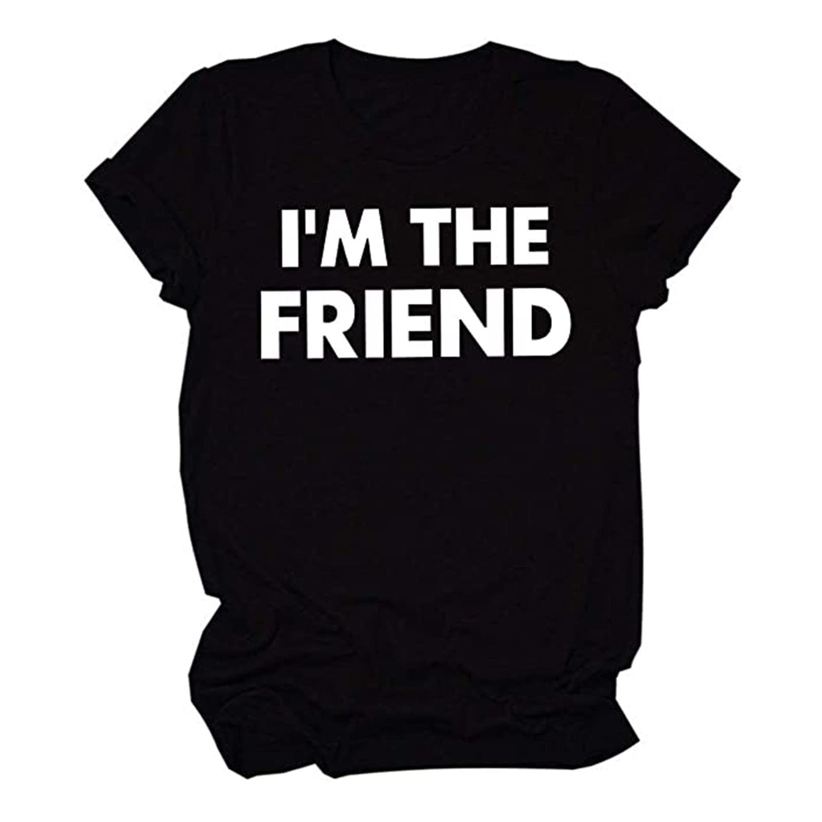 Funny Letter Print Women's Summer T-Shirts - Casual Short Sleeve Crewneck Blouses & Basic Tees | Perfect for Beach Outings, Weekend Wear & Summer Fashion