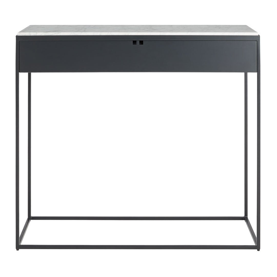 1 Drawer Console Table - Modern Entryway Storage with Shelf | Perfect for Hallway, Living Room & Bedroom Organization
