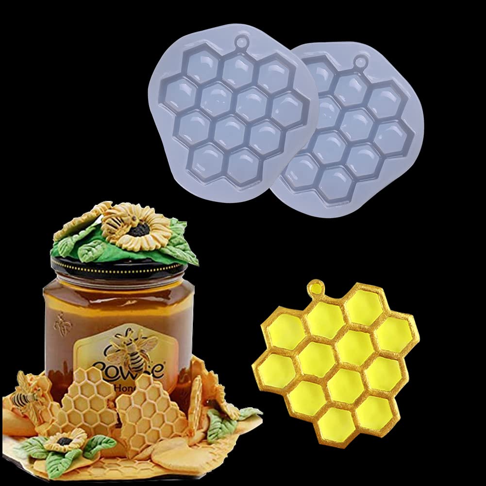 2 PCS Grape Epoxy Silicone Molds for DIY Crafts - Cookie, Fondant, Soap, Candle, Beeswax & Clay Molds - Perfect for Baking, Candle Making, Soap Crafting & Home Decor