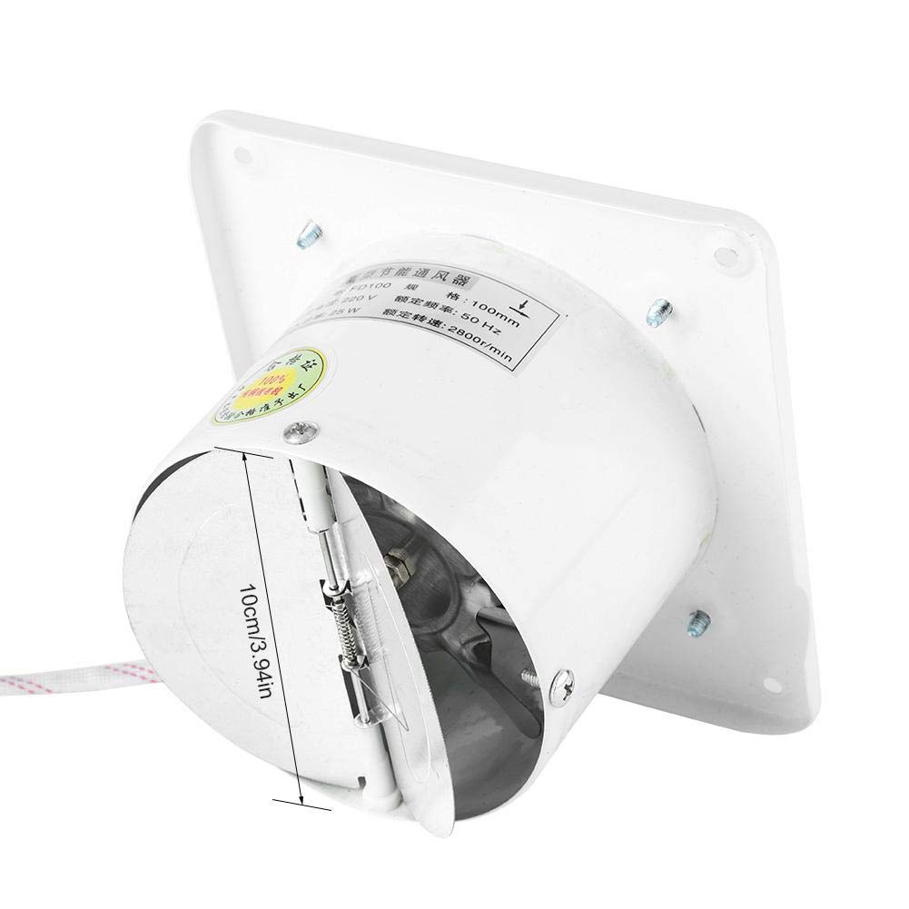Fdit Wall Mount & Ceiling Exhaust Fan - Powerful Built-in Ventilation Fan for Bathroom, Kitchen, Home Use | Quiet Air Extractor for Odor Removal & Humidity Control