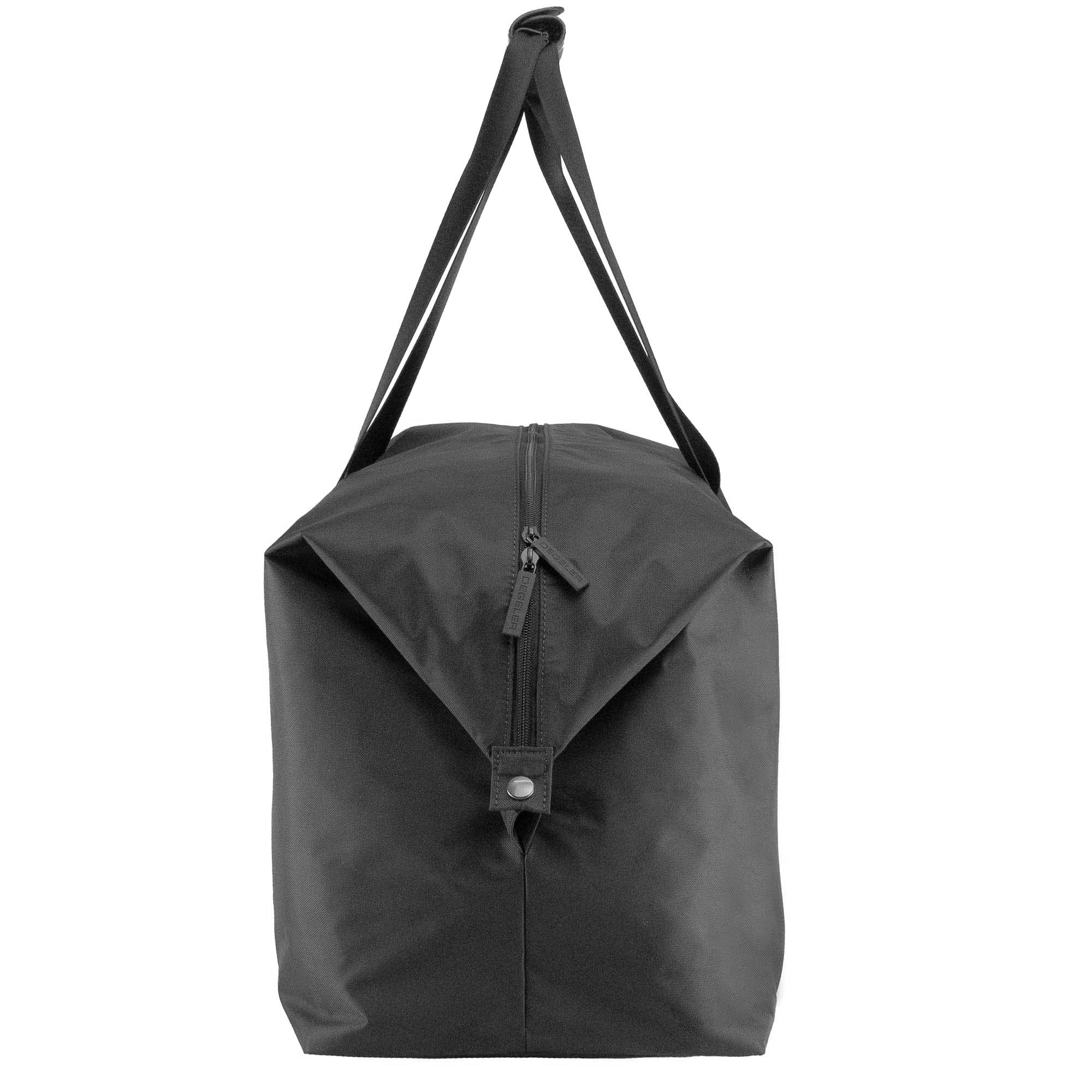 Stylish & Lightweight Weekender Travel Bag for Women & Men - Large Carry-On Duffle Bag for Overnight Trips & Weekend Getaways - Perfect for Air Travel, Gym, Beach & Business Trips - Black