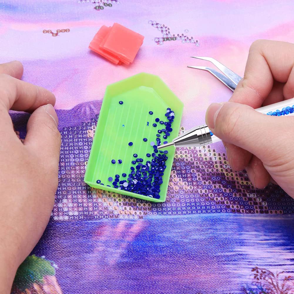 Dual Head Dotting Wax Pen - Professional Nail Art Dotter Tool for Perfect Dots & Designs | DIY Nail Studs, Point Drill Picker | Ideal for Salon, Home Manicure & Nail Art Enthusiasts