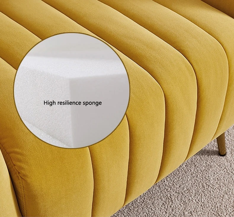 Velvet Accent Chair - Mid Century Vanity Chair with Gold Legs | Elegant Home Decor for Living Room, Bedroom & Dressing Area