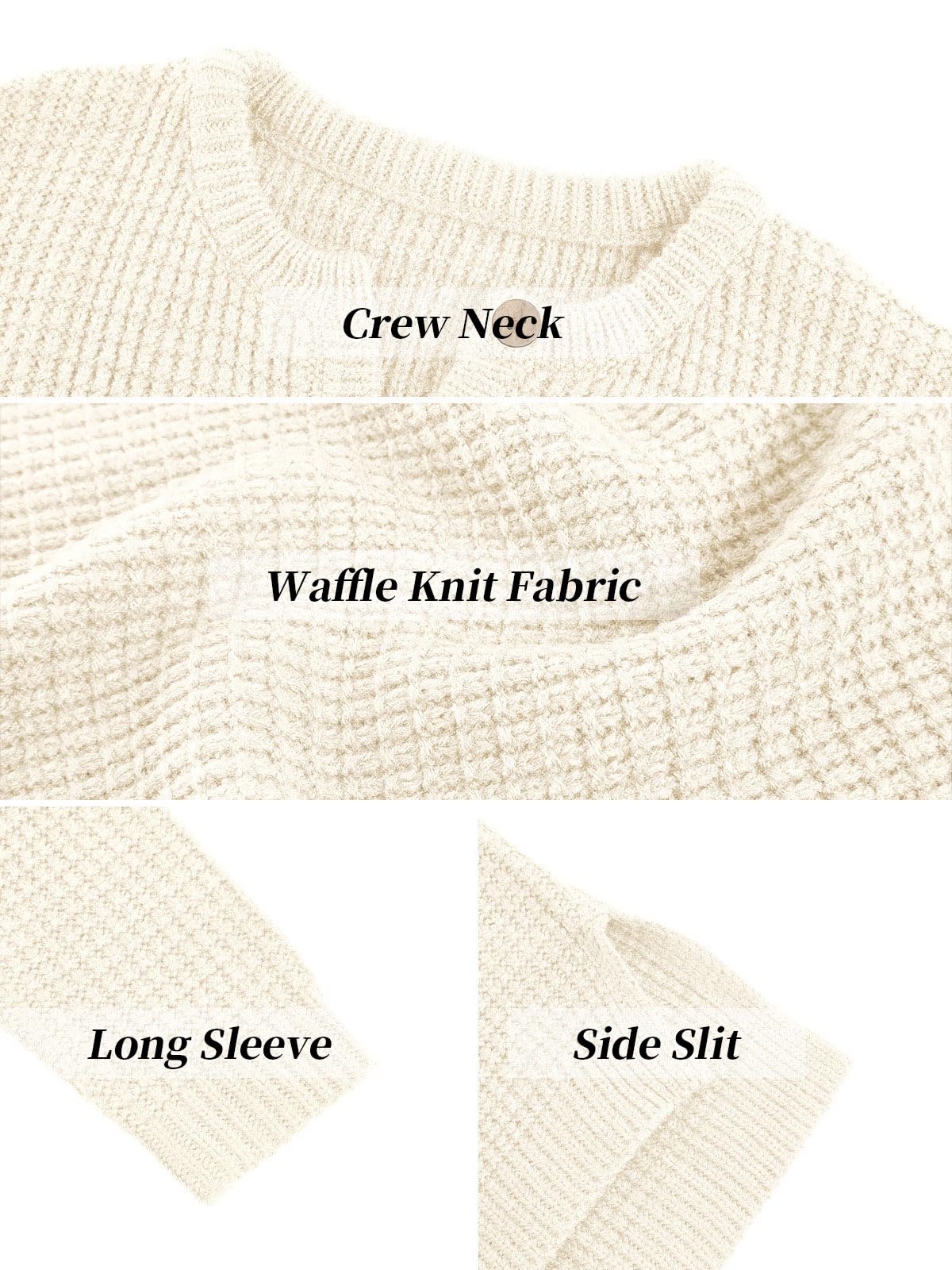 Trendy Girls Waffle Knit Sweater - Henley Button V-Neck Long Sleeve Pullover Jumper Top for School, Fall Outfits & Casual Wear