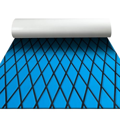 Blue With Black Lines