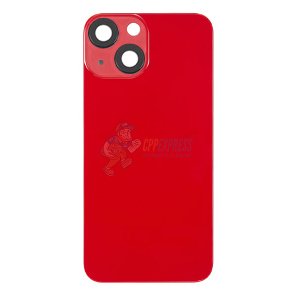 Premium Replacement Back Cover for iPhone 14 Plus - Red Glass Battery Door with Perfect Fit | Durable Protection for Everyday Use & Travel