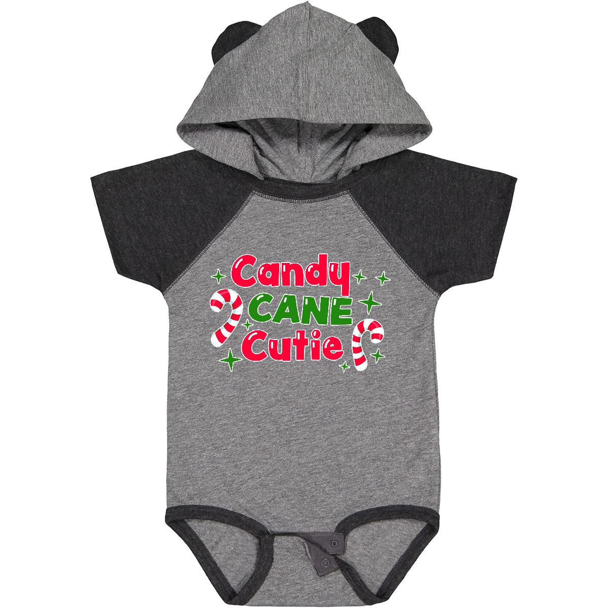 Inktastic Christmas Candy Cane Cutie Baby Bodysuit - Adorable Holiday Outfit for Infants & Toddlers - Perfect for Christmas Photos, Family Gatherings & Festive Celebrations