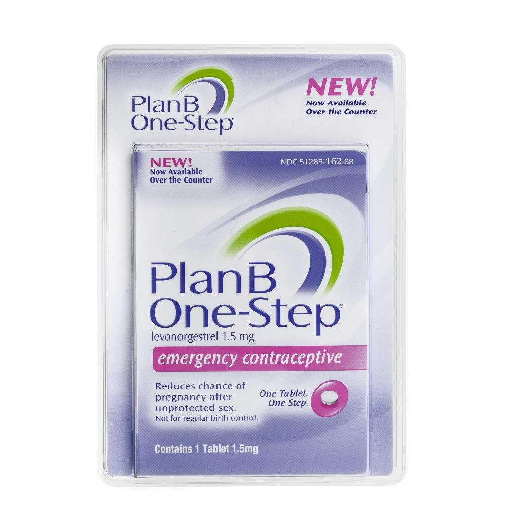 Plan B Emergency Contraceptive Tablet - 1.5mg Levonorgestrel (1 Tablet) | FDA Approved Morning After Pill for Unprotected Sex & Birth Control Failure
