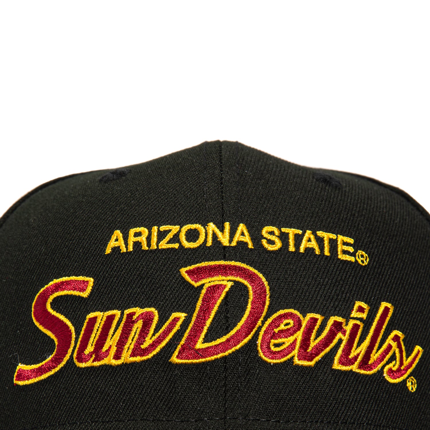 New Era 9Seventy Arizona State Sun Devils Snapback Hat with Sparky Logo Patch - Black & Maroon Adjustable Stretch Fit - Perfect for Game Day, College Spirit & Casual Wear