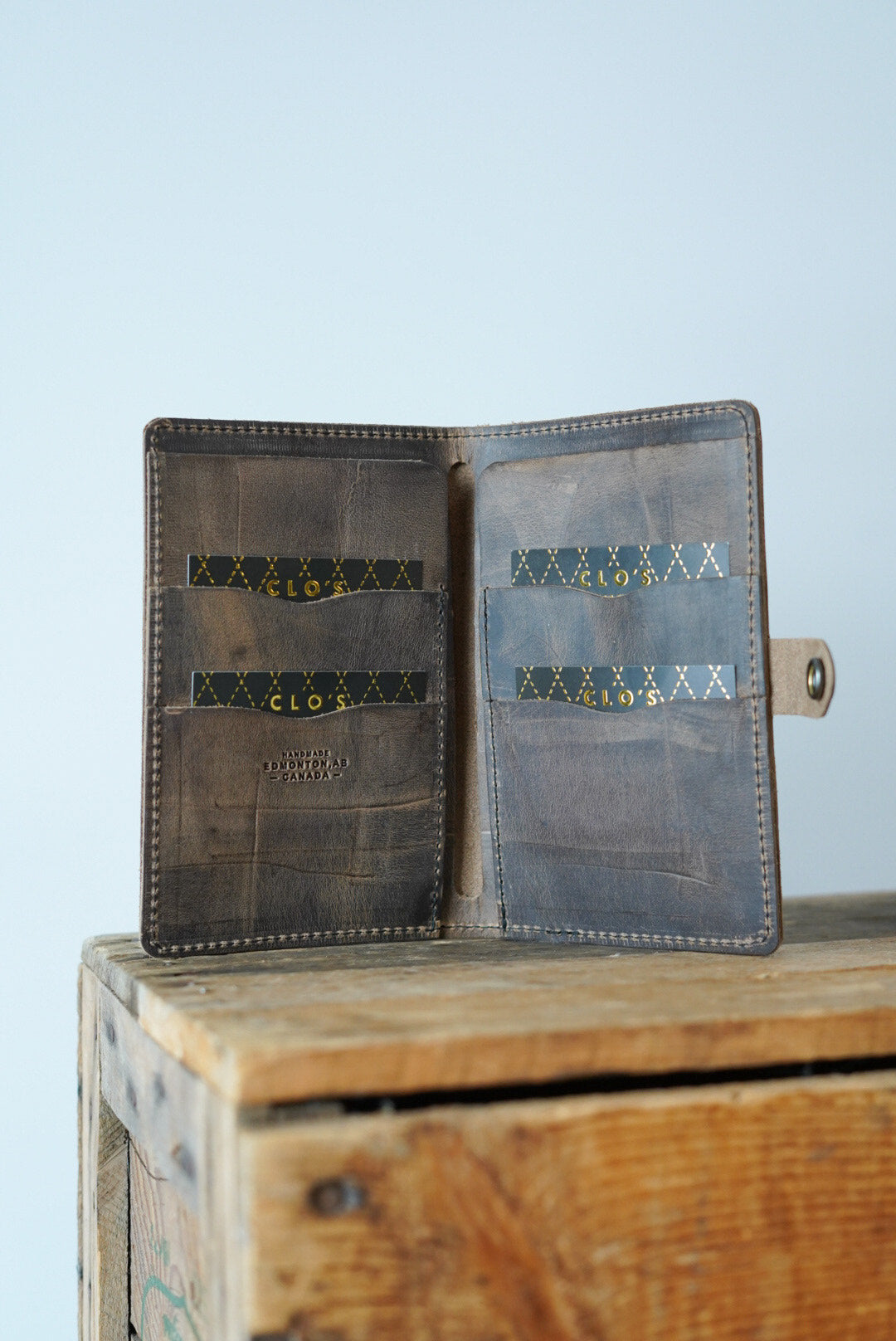 Premium Family Passport Holder - Hillbilly Sepia Leather Travel Organizer for International Trips & Airport Security