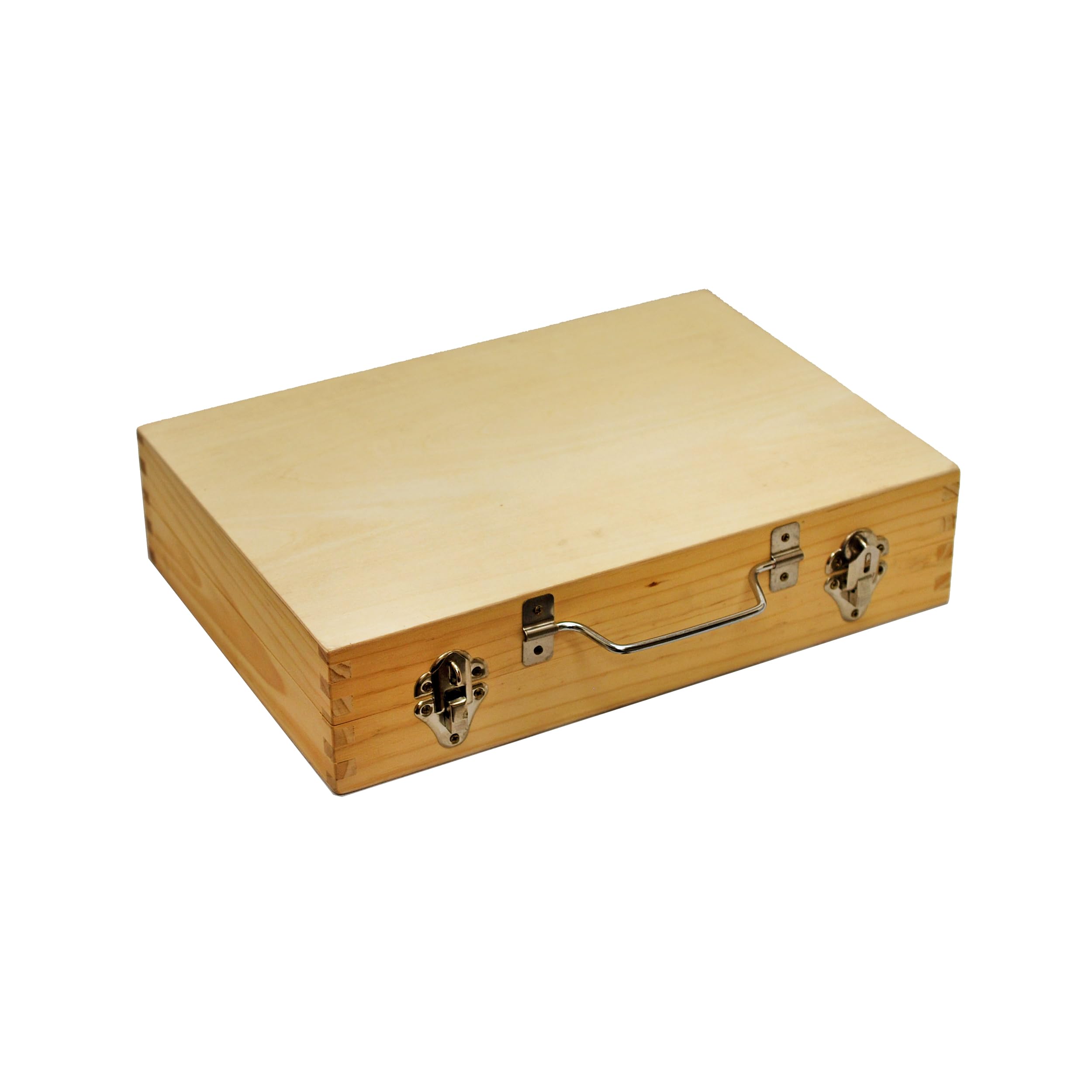 Durable Metal Tool Box for Kids - Real Wooden Toy Tools Set for Pretend Play & STEM Learning | Perfect for Playroom, Classroom & DIY Projects