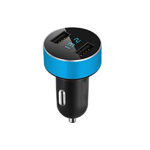 5V 3.1A Fast Car Charger with Dual USB Ports - Quick Charge Compatible for iPhone, Samsung & Android Phones - Perfect for Road Trips & Daily Commutes