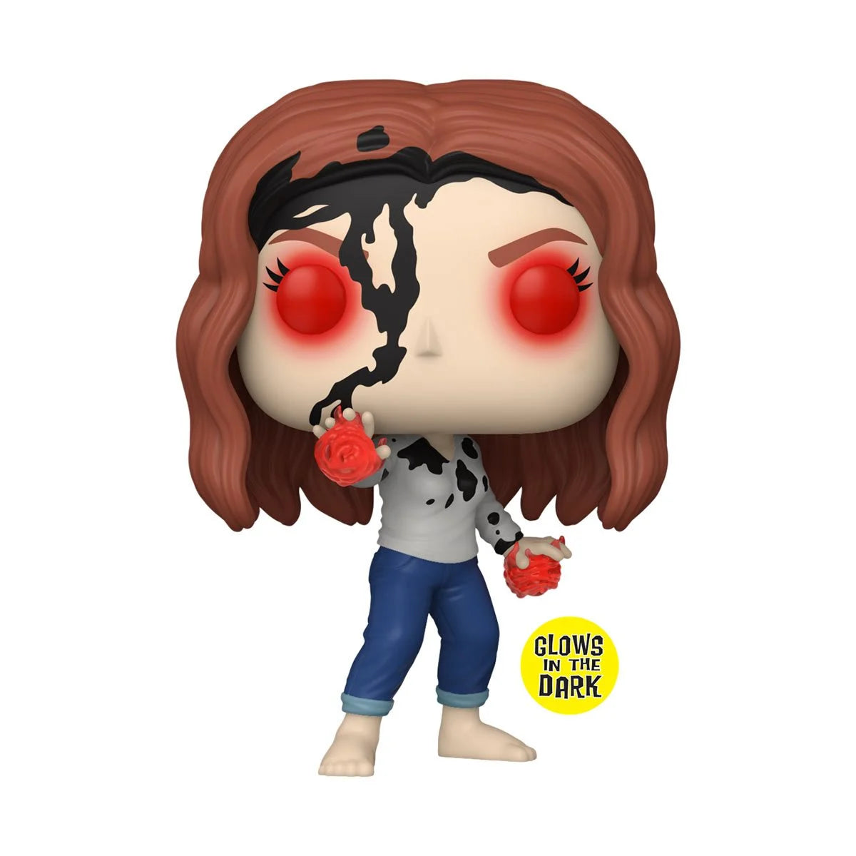 Doctor Strange in the Multiverse of Madness Wanda (Earth 838) Glow in the Dark Funko Pop! Vinyl Figure #1216 - Exclusive Collectible for Marvel Fans, Movie Night Decor & Gift Idea